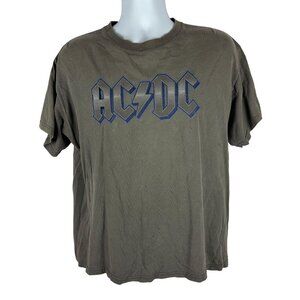 AC/DC Rockwear Authentic Freezee T-Shirt Gray L 100% Cotton Mens Crewneck